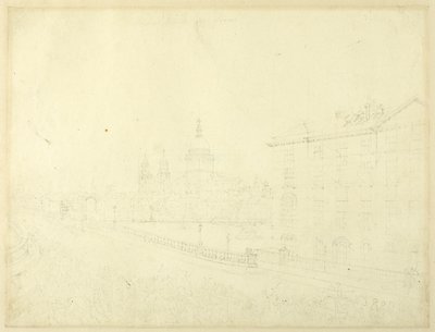 Studie för brand i London, från Microcosm of London av Augustus Charles Pugin