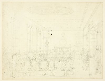 Studie för Society for the Encouragement of Agriculture, från Microcosm of London av Augustus Charles Pugin