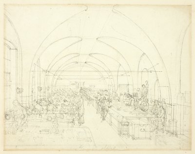Studie för Stamp Office, från Microcosm of London av Augustus Charles Pugin