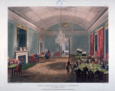 The Great Subscription Room, interiör av Brooks