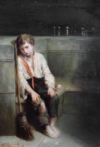 En London Jo - slutet på dagen av Augustus Edwin Mulready