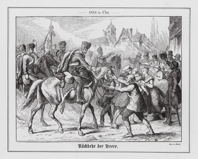 Den preussiska arméns återkomst efter ockupationen av Frankrike av Augustus J. Beck