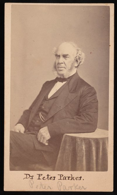 Porträtt av Peter Parker 1804-1888, 1869. av Augustus Marshall
