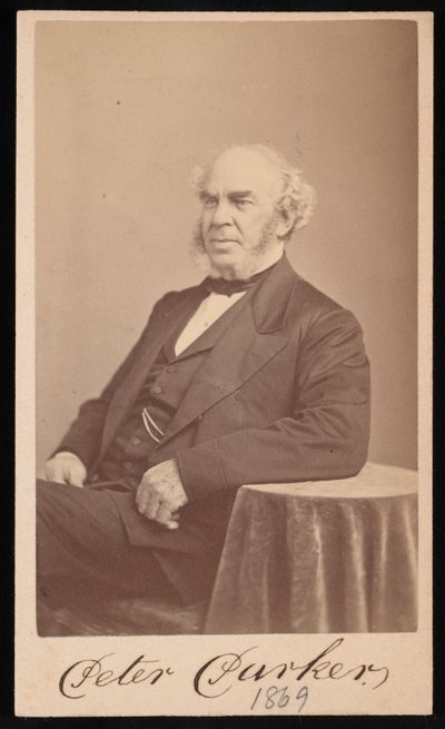 Porträtt av Peter Parker 1804-1888, 1869. av Augustus Marshall