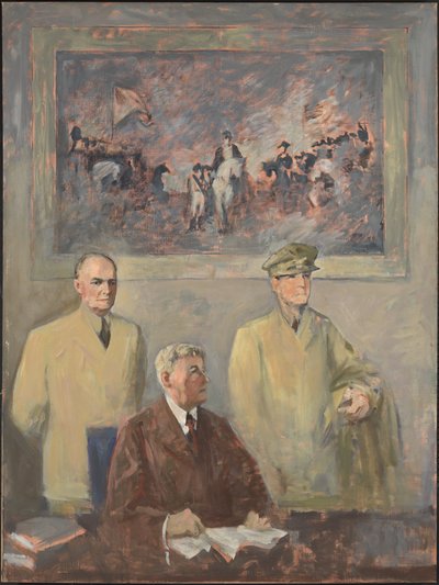 Överkommandot - Vänsterpanelen, 1947-1949. av Augustus Vincent Tack