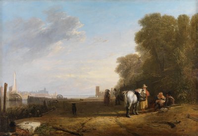 En scen i Holland av Augustus Wall Callcott