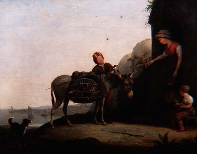 Förhandling för fjäderfä av Augustus Wall Callcott