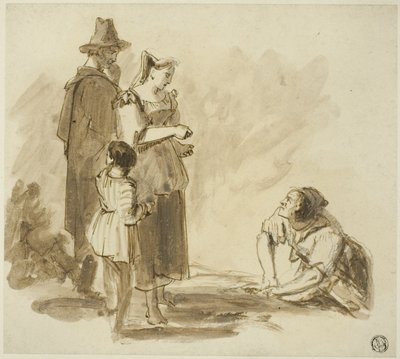 Fyra bönder av Augustus Wall Callcott
