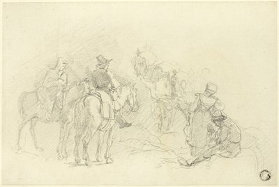 Vilande resenärer av Augustus Wall Callcott