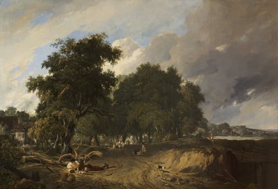 Return from the Market  av Augustus Wall Callcott