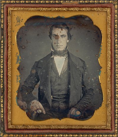 Porträtt av en man,ca. 1845 (foto) av Augustus Washington