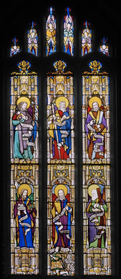 Apostlar, 1837 (målat glas) av Augustus Welby Northmore Pugin