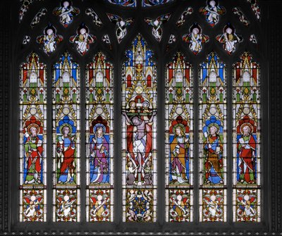 Crucifixion with Saints, 1851 (målat glas) av Augustus Welby Northmore Pugin