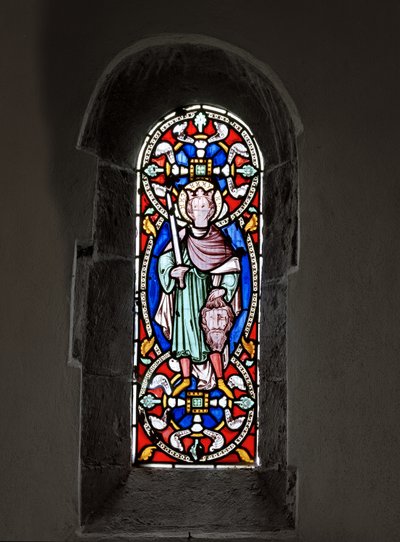 David med huvudet av Goliat, 1849 (målat glas) av Augustus Welby Northmore Pugin
