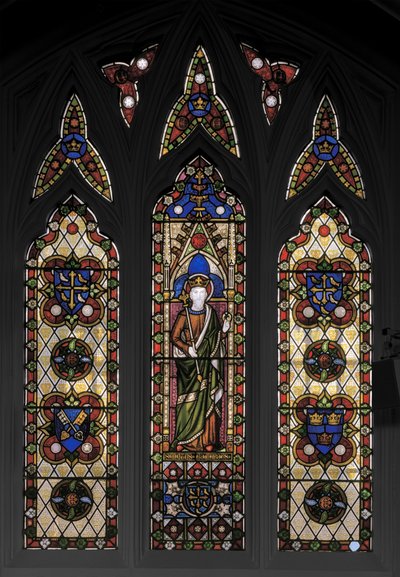 Edward the Confessor, 1846 (målat glas) av Augustus Welby Northmore Pugin