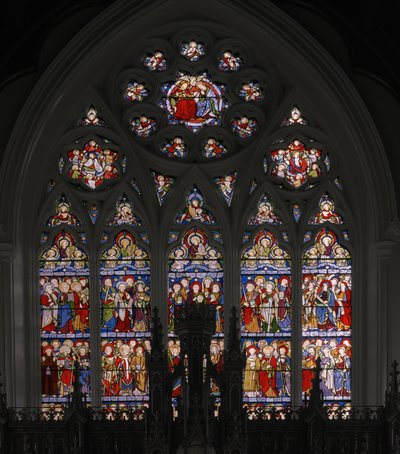 Himmelska Jerusalem, 1849 (målat glas) av Augustus Welby Northmore Pugin