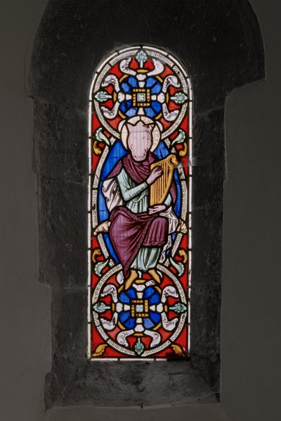 Kung David, 1849 (målat glas) av Augustus Welby Northmore Pugin