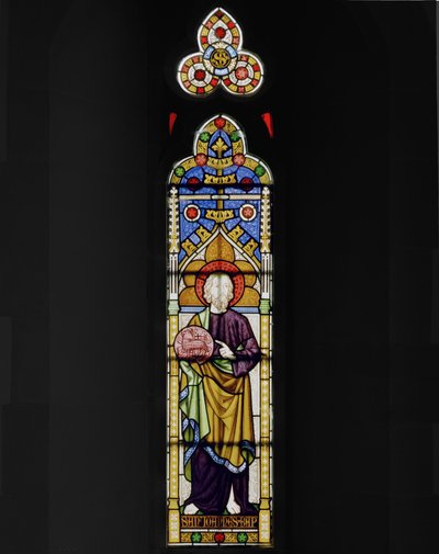 Johannes Döparen, 1847 (målat glas) av Augustus Welby Northmore Pugin