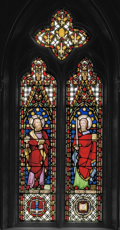 St. Peter & St. Paul, ca 1845 (målat glas) av Augustus Welby Northmore Pugin