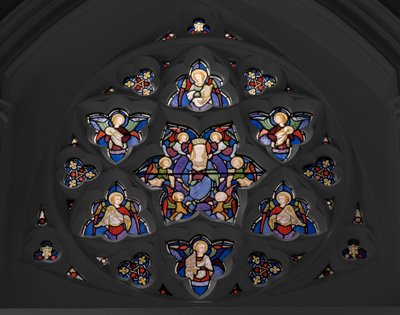 Tracery Window, 1850 (målat glas) av Augustus Welby Northmore Pugin