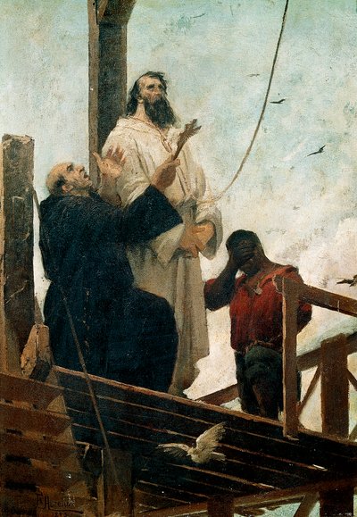 Martyrdom of Tiradentes hängdes i Rio den 21 april av Aurelio de Figueredo