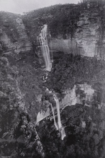 New South Wales: Wentworth Falls (s/v foto) av Australian Photographer