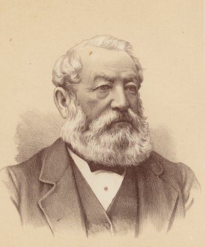 Charles H Humphrey (färglitografi) av Australian School