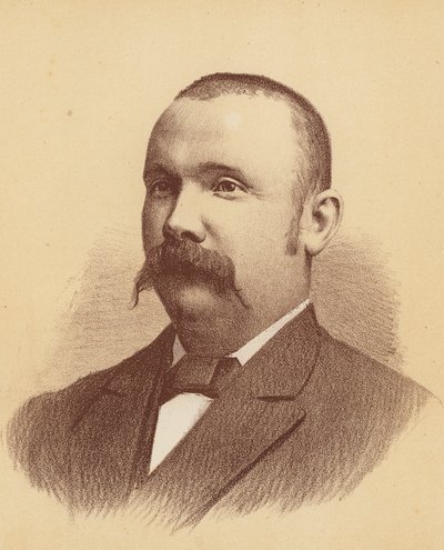 Charles Rogers, Esquire (färglitografi) av Australian School
