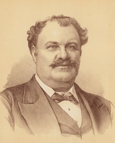 Clarence H Hannell (färglitografi) av Australian School