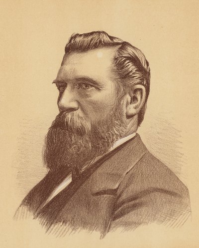 James Rutherford, Esquire (färglitografi) av Australian School
