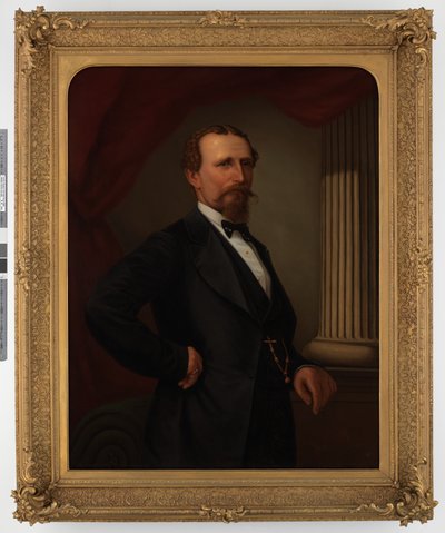 Porträtt av Bernhard Otto Holtermann, ca 1872-85 (olja på duk) av Australian School