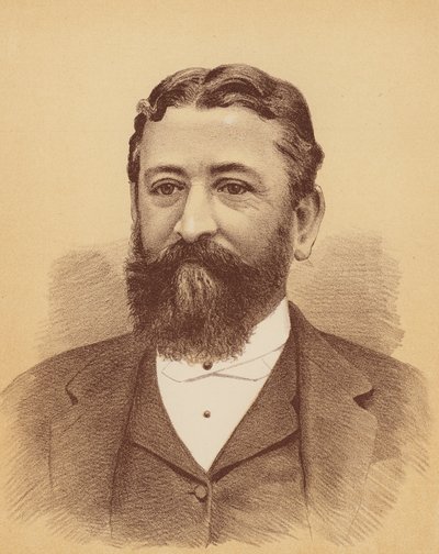 Sydney Burdekin, Esquire (färglitografi) av Australian School