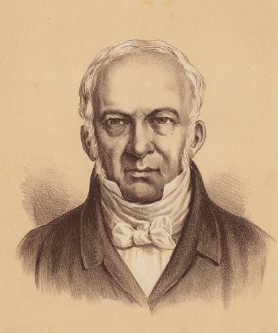 William Cox, Esquire (färglitografi) av Australian School