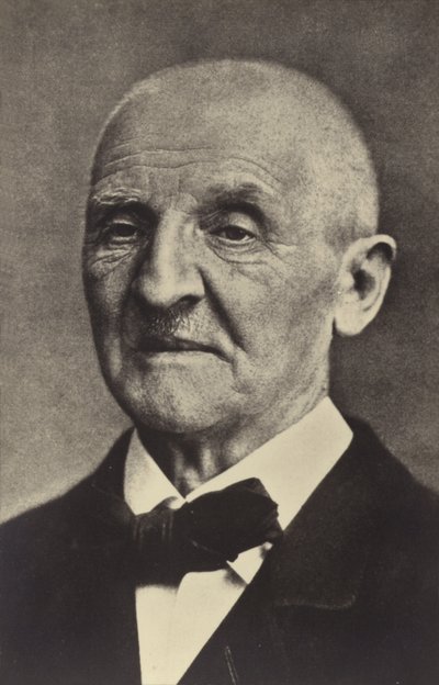 Anton Bruckner, österrikisk kompositör (1824-1896). av Austrian Photographer