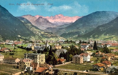 Gries, Bozen AND The Rosengarten, Tyrolen av Austrian Photographer