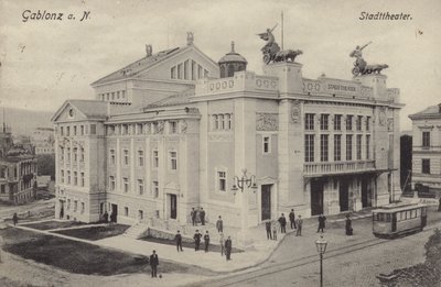Teater, Gablonz an der Neisse, Österrike av Austrian Photographer