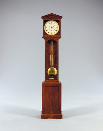 En månad pågående bodenstanduhr med tidsekvation och fullständig kalender, 1806 av Austrian School
