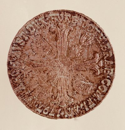 Österrikisk silverthaler (taler) av kejsar Francis II (Francois I av Österrike eller Francois II av det heliga riket) (1768-1835) 1797 Diam. 4 cm Neapel, museo archeologico av Austrian School