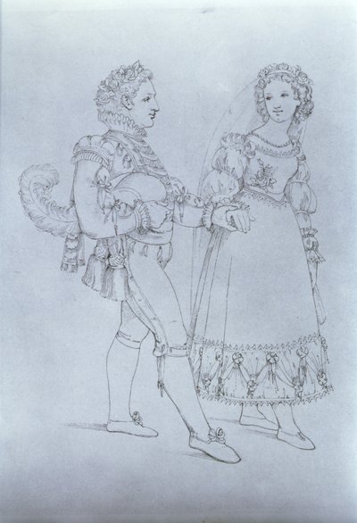 Kostymdesigner för Figaro och Susanna från operan 
