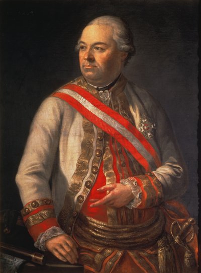 Greve Andreas Hadik von Futak (1710-90), befälhavare för den österrikiska armén i fälttåget mot Turkiet 1789 av Austrian School
