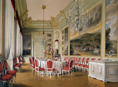 Spisestue i Imperial Apartments, Schönbrunn Palace (UNESCO World Heritage Listswed av Austrian School