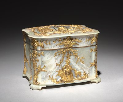 Guld- och pärlemorlåda, ca 1765 av Austrian School
