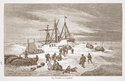 Lämnar Tegetthoff, 1876 av Austrian School