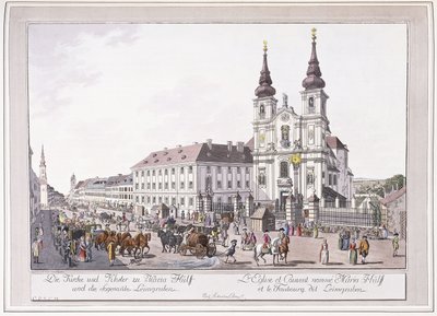 Mariahilfs församlingskyrka och kloster i Leimggruben av Austrian School