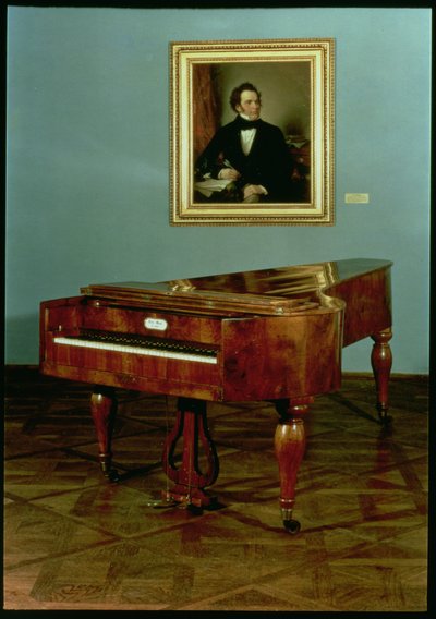 Piano som tillhör Franz Peter Schubert (1797-1828) (trä) av Austrian School