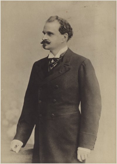 Porträtt av Eduard Strauss av Austrian School
