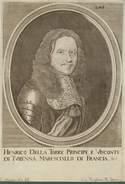 Porträtt av Henri de la Tour dAuvergne, Viscount of Turenne av Austrian School