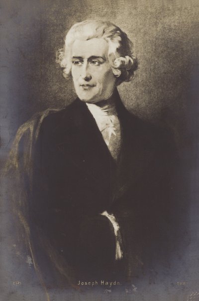 Porträtt av Joseph Haydn av Austrian School