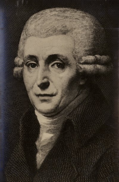 Porträtt av Joseph Haydn av Austrian School