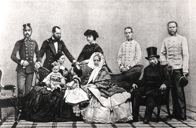 Den österrikiska kejserliga familjen, 1860 av Austrian School